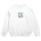 かわいいキャラクター・キュートパイロットのCUTIE PILOT MIMIE Crew Neck Sweatshirt