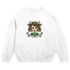 Yukarinaの星座ショップのおうし座♉ Crew Neck Sweatshirt