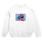 水辺のラベリィランドの体温上昇 Crew Neck Sweatshirt