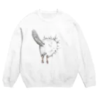 おもちのシンプルチンチラオケツツマリ Crew Neck Sweatshirt