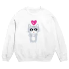 ねこねこねこ！のおねだりまるちゃん Crew Neck Sweatshirt