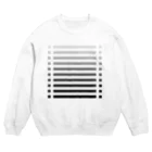 cooLunaのcolor bar - monochrome - Crew Neck Sweatshirt