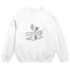 オグチヨーコのコザクラさんダイビングボディプレス！ Crew Neck Sweatshirt