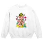 ▱個性の渋滞▱//storeのガネーシャ.ZOUTORA Crew Neck Sweatshirt