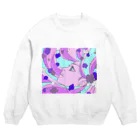 Ｍ✧Ｌｏｖｅｌｏ（エム・ラヴロ）のあじさい（６月の誕生花） Crew Neck Sweatshirt