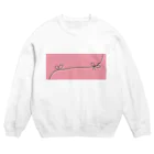 Ｍ✧Ｌｏｖｅｌｏ（エム・ラヴロ）のはーと＆りぼん Crew Neck Sweatshirt