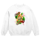 ラクガキメイトのスイカ割りを極めし者 スイカクラッシャー！改 Crew Neck Sweatshirt