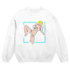 平木のTシャツやetc.のゴージャスな女性 Crew Neck Sweatshirt