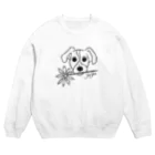 白い豆腐のFor you Crew Neck Sweatshirt