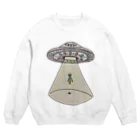 サユリアリティネオ🛸のUFOから宇宙人 Crew Neck Sweatshirt