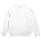 modern（モダン）のヤモリくんシンプルスウェット（黒線ver） Crew Neck Sweatshirt