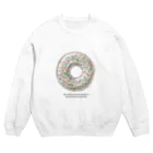 totto_designのドーナツ（the doughnut） Crew Neck Sweatshirt