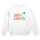 BASE forのDEFY LIMITS WOMAN Rainbow Crew Neck Sweatshirt