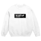 GREEN DESIGN WORKS　グリーンデザインワークスのTHE EARTHシンプルVer.　スウェット（黒インク）15色 Crew Neck Sweatshirt