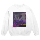 挽29の彗星ブラックホール Crew Neck Sweatshirt