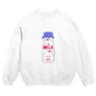 EASEのミルク文鳥 Crew Neck Sweatshirt