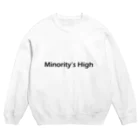 Minority’s HighのBlack Logo Crew Neck Sweatshirt