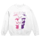 KOAKKUMAandAKKUMAのDANCE_long Crew Neck Sweatshirt