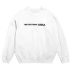 MATSUYAMA TORAJIのMATSUYAMATORAJI LOGO-TYPE Crew Neck Sweatshirt