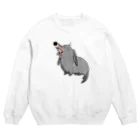 yuzurean270のガブガブわんちゃん Crew Neck Sweatshirt