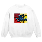 きりんのずっとついてくる Crew Neck Sweatshirt