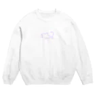 雨莉 さな。のお店のサメ猫スウェット Crew Neck Sweatshirt