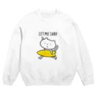 naomao nikkiのnaomao nikki LET ME SURF Crew Neck Sweatshirt