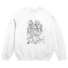 とーちゃんLAB.のプリンセす？ Crew Neck Sweatshirt