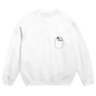 新宿カウボーイ商店の新宿カウボーイ『ポケットからひょこっと顔出し』 Crew Neck Sweatshirt