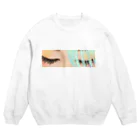 Ｍ✧Ｌｏｖｅｌｏ（エム・ラヴロ）の赤いくちびる💋（横） Crew Neck Sweatshirt