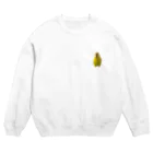 インコまるけのぴっぴちゃん Crew Neck Sweatshirt