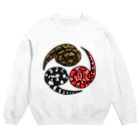 SumiReの三巴　蛇 Crew Neck Sweatshirt