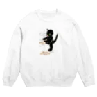 くらはしれいのくつしたねこ Crew Neck Sweatshirt