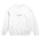 リピネの【Lipine】シンプルロゴ Crew Neck Sweatshirt