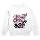 くるみつ☺︎のメイドちゃんホワイト Crew Neck Sweatshirt