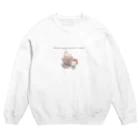 絵を描く理系学生のお店の甘い物は別腹 Crew Neck Sweatshirt