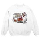 オリジナル工房プリントンのシェットランド・シープドッグ 前面プリントTシャツ＜淡色＞ Crew Neck Sweatshirt