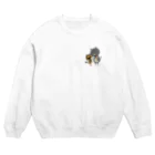 おもちとおこげの隠れ家の手繋ぎもちこげ Crew Neck Sweatshirt