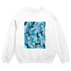 Teal Blue Coffeeのhide-and-seek Crew Neck Sweatshirt