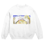 にゃじ川ぬっこの芋煮ぬこ Crew Neck Sweatshirt