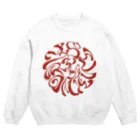 Y's Ink Works Official Shop at suzuriのRisingsun Logo Crew Neck Sweatshirt