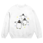 ゆずぽんずのジェンツーペンギンの襲来 Crew Neck Sweatshirt