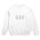 ウサギのなかよしウサちゃん Crew Neck Sweatshirt