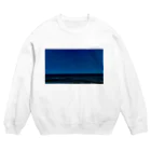 AIのセカイの夕ぐれの海-ワタシのケシキ- Crew Neck Sweatshirt