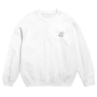 びろひんのお店の颯爽と走る姿(ワンポイント) Crew Neck Sweatshirt