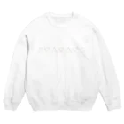 のんつ屋の三角×四角×七個 Crew Neck Sweatshirt