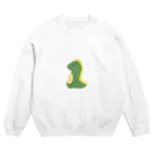 risa_10のきょうりゅう Crew Neck Sweatshirt