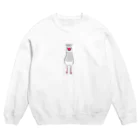 suzumaruのシルバー文鳥のポテンシャル Crew Neck Sweatshirt