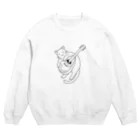 ふくはな工房のにゃんどりん Crew Neck Sweatshirt