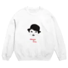 sacco_in offical goodsのChaplin Cat Crew Neck Sweatshirt